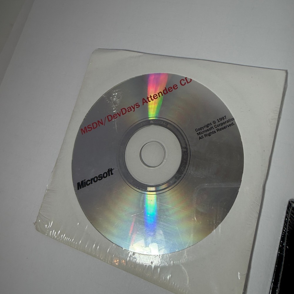 Developer Days 1997 Conference & Software CD Set Brand New Sealed