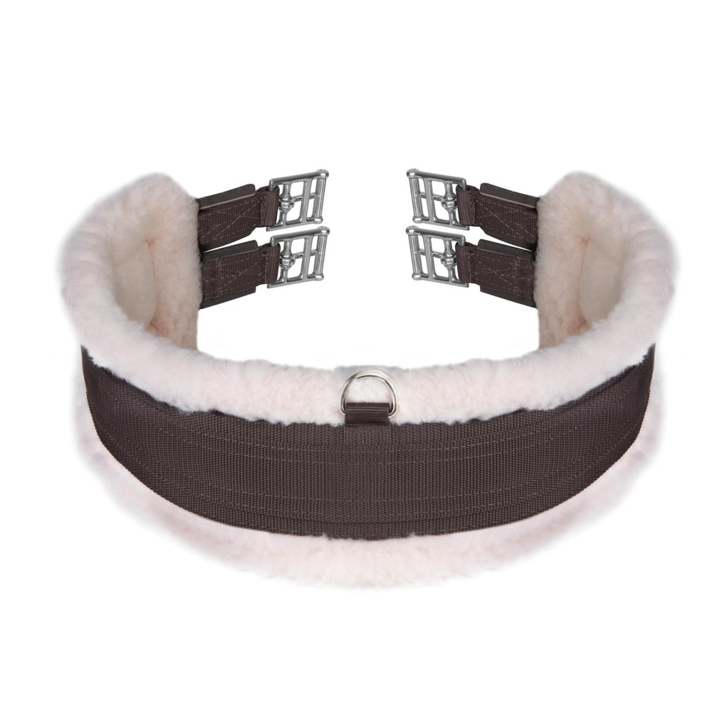 ARMA Fleece Lined Girth - Elastic Brown 56"