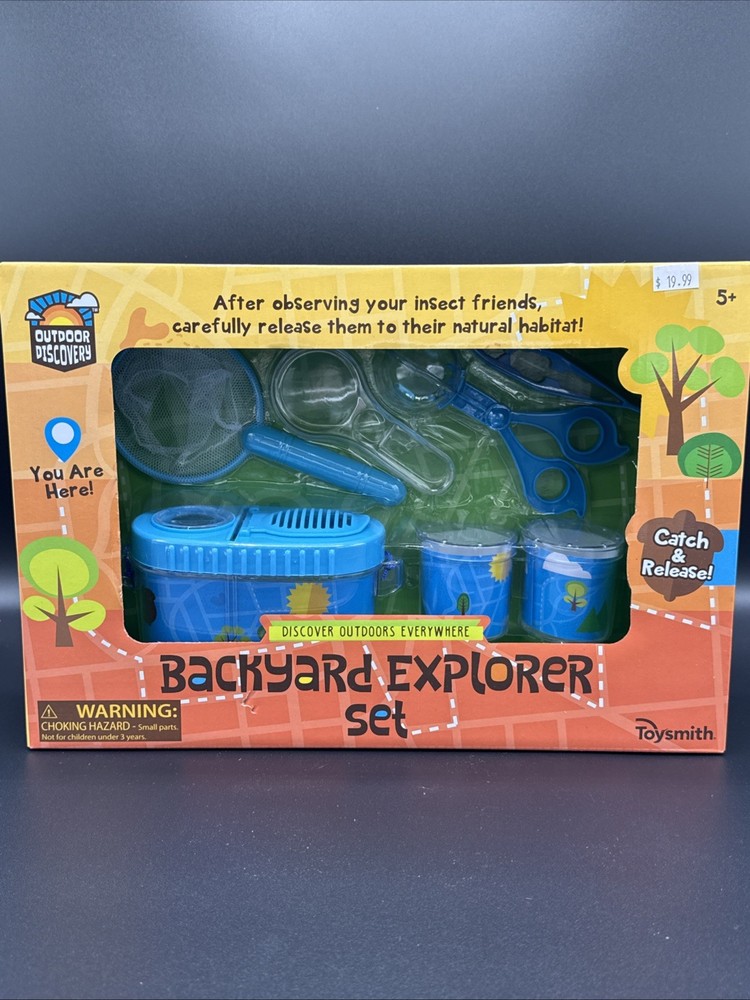 Backyard Explorer Set- Catch and Release Insect Bug Catcher for Kids