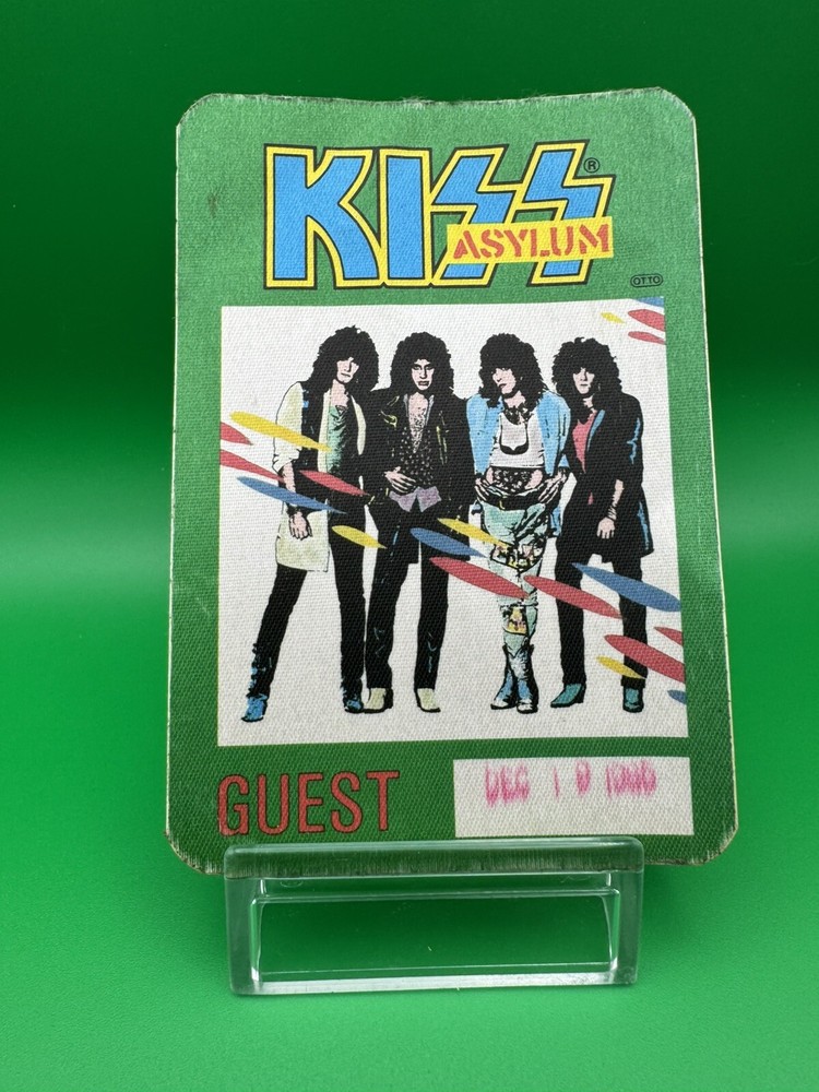 KISS Asylum Tour Backstage Pass December 19 1985 Glens Falls, NY (Unused)
