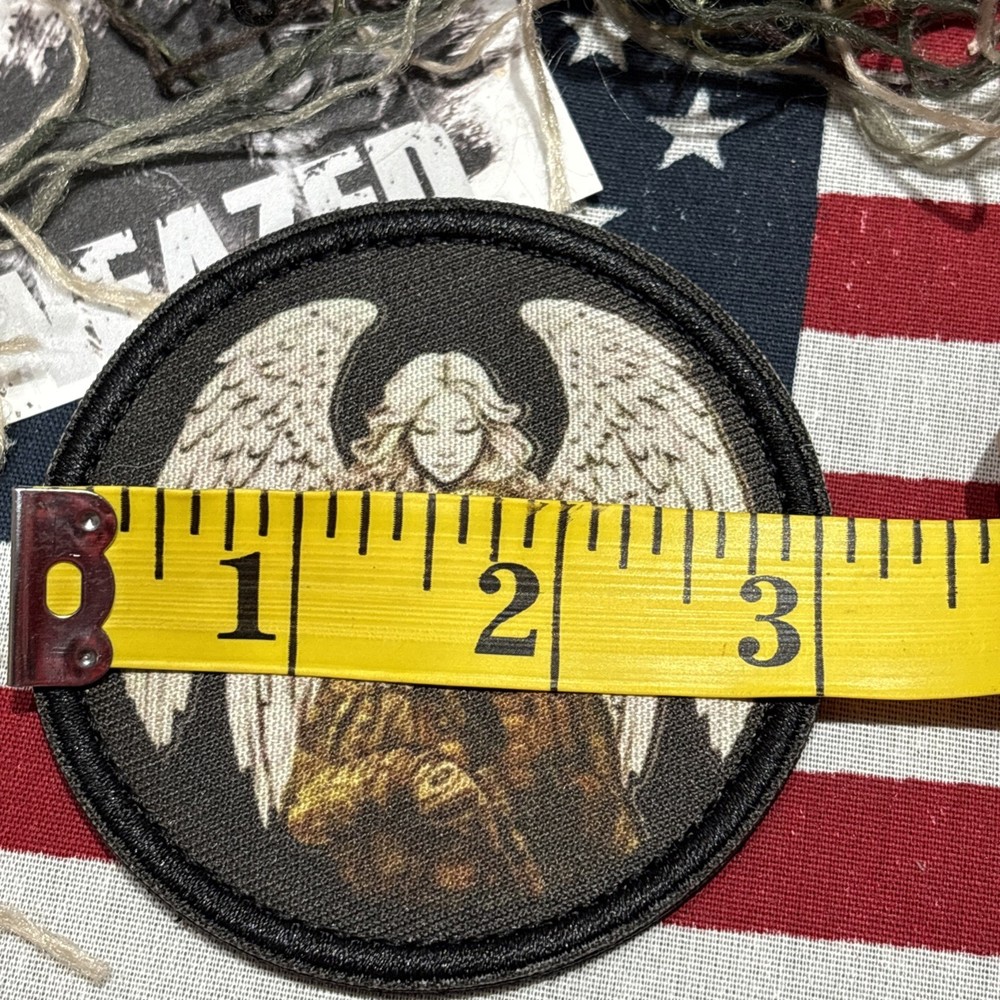 Your Angel Is With You Tactical Hook Loop Patch High Quality 3”