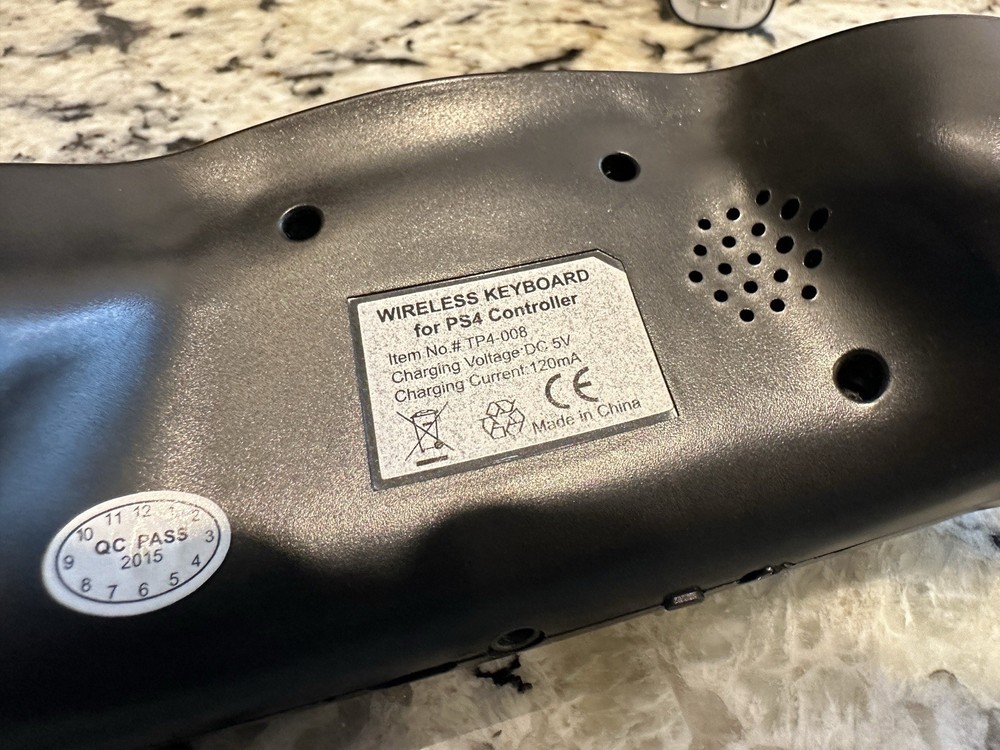 PS4 Controller Keyboard Wireless Dobe Sony Playstation System