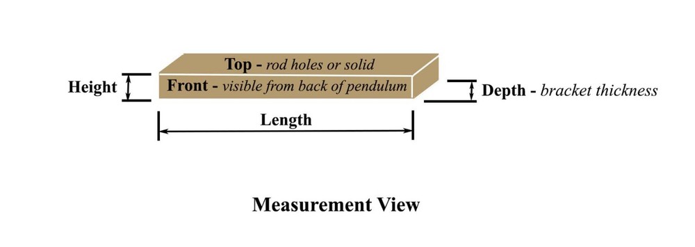 PENDULUM LYRE 7 ROD TOP BRACKET