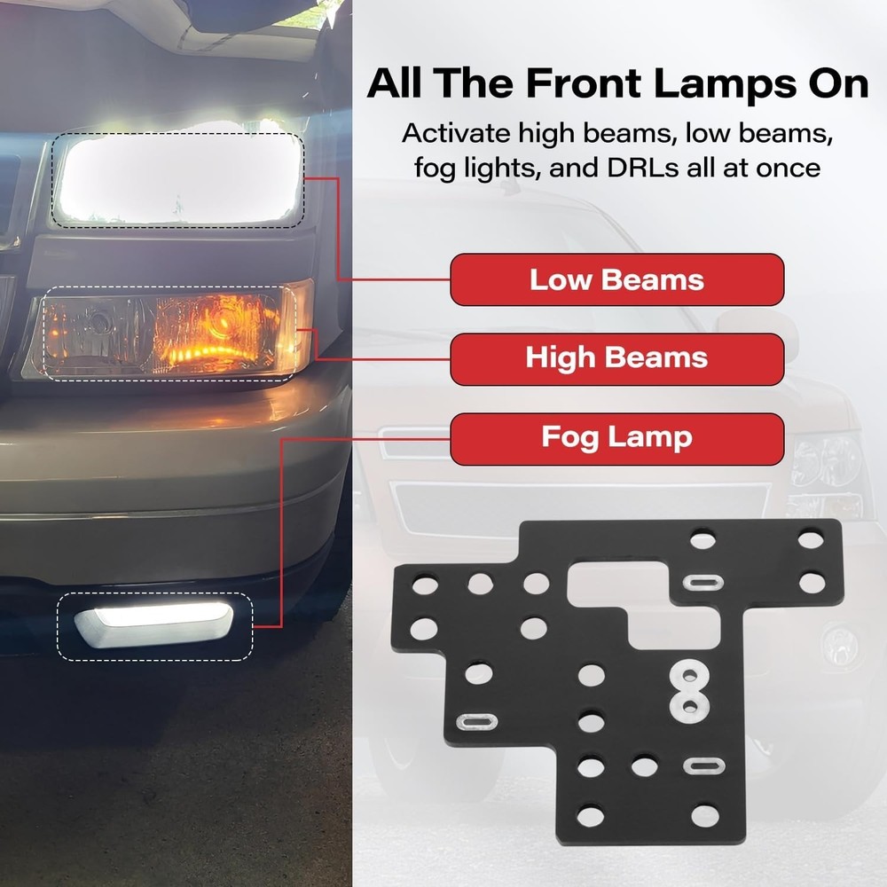 Lights Module 6 High Mod, Compatible with 2003-2007 Chevy Silverado/GMC Sierr...