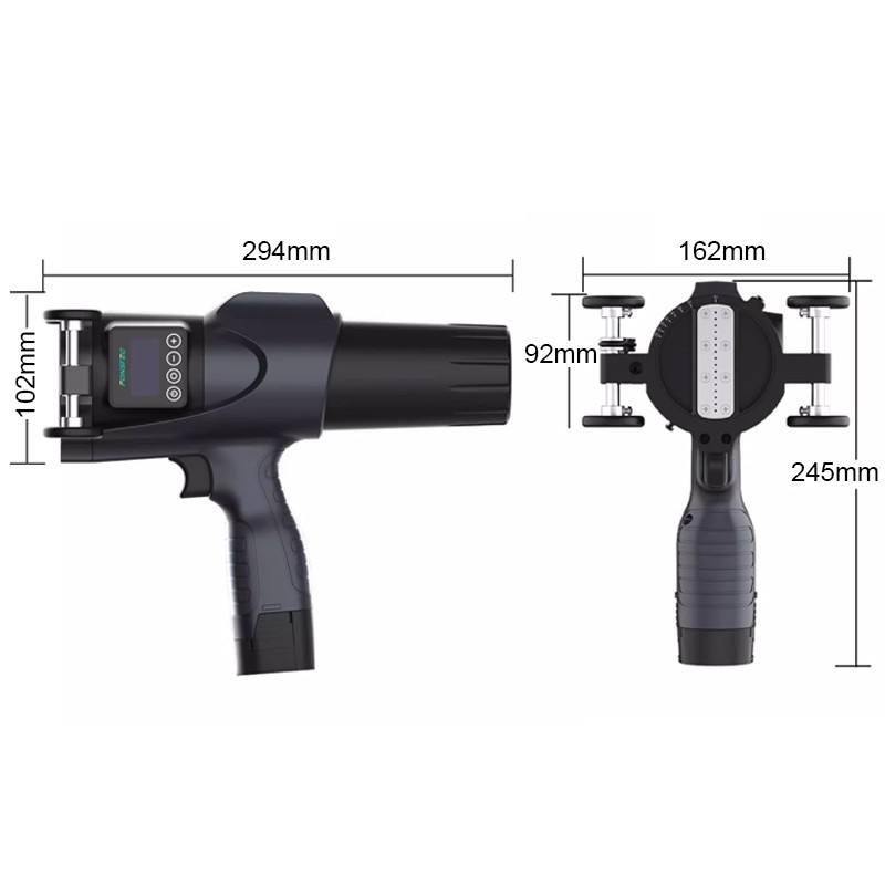 30-60mm Large Character Handheld Inkjet Printer Touch Screen Date Coding Machine