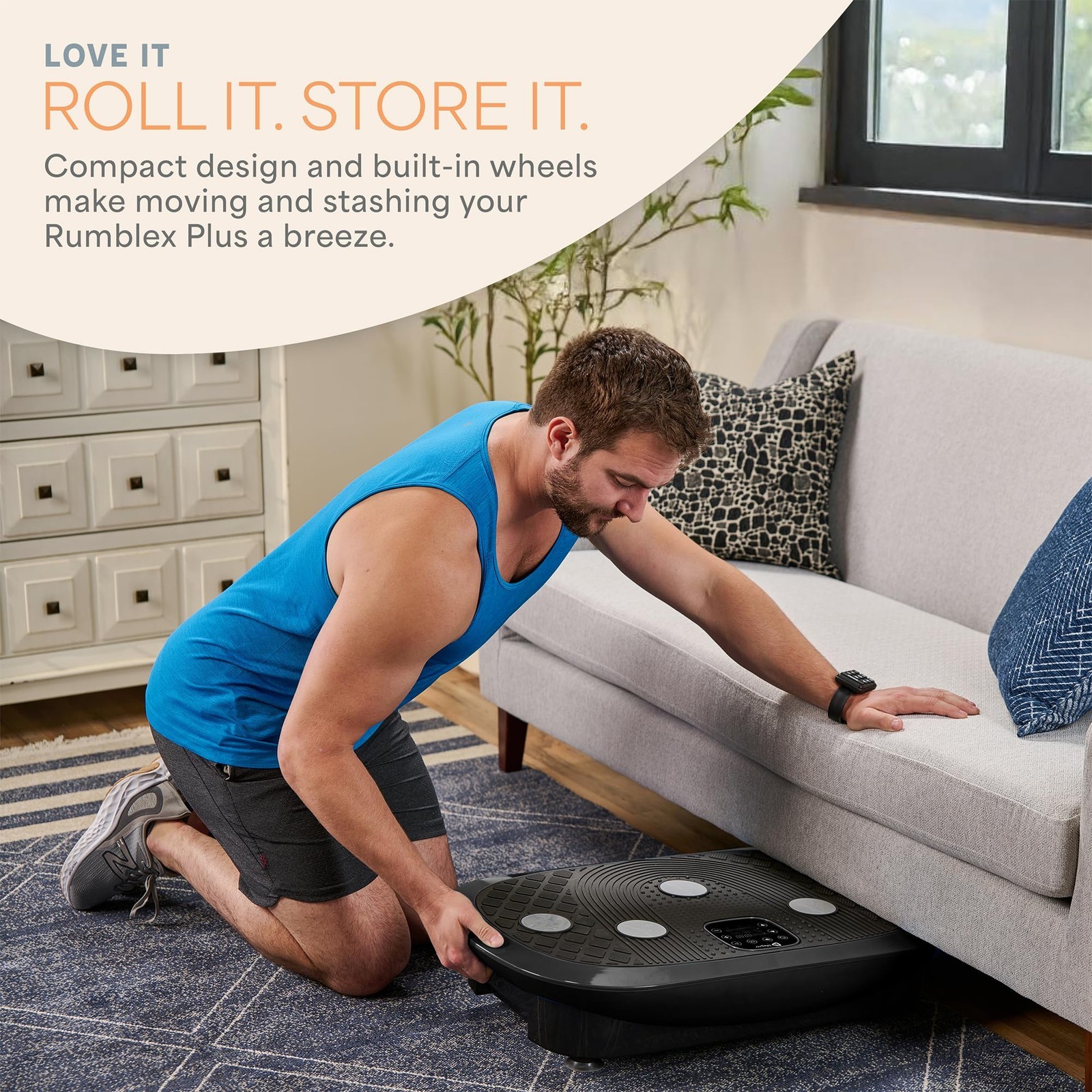 Lifepro Rumblex Plus 4D Vibration Plate Exercise Machine - Fat Burn & Toning