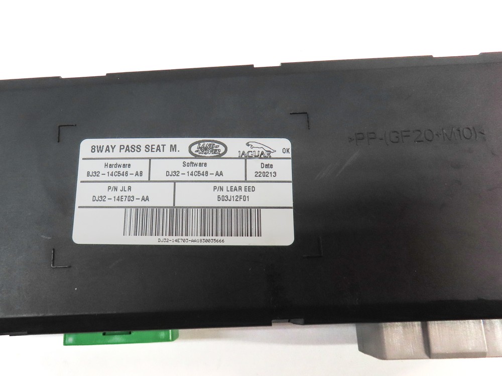 2013 RANGE ROVER EVOQUE (L538) FRONT RIGHT PASSENGER SEAT CONTROL MODULE