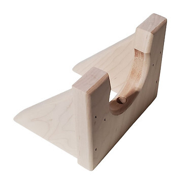 Classical Guitar Wall Hanger, Unfinished Maple