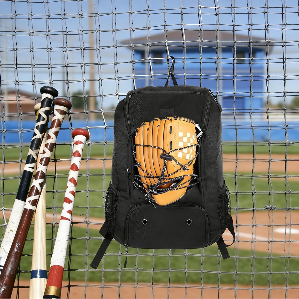 Lightweight Baseball Backpack with Shoe Compartment & Pockets