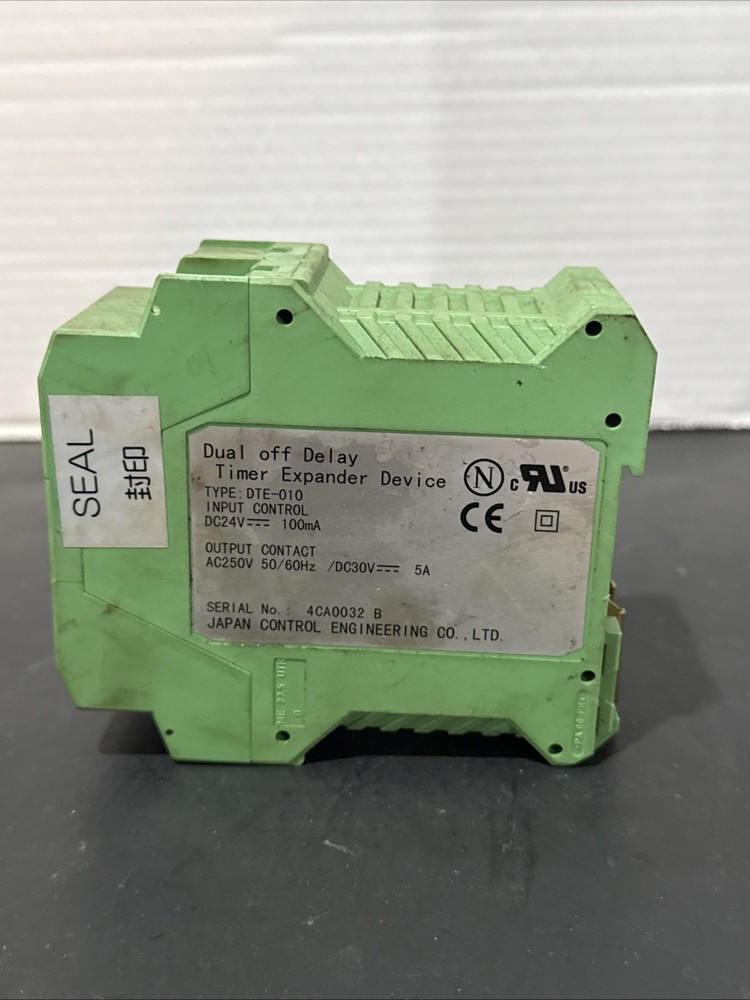 JCE DTE-010 Dual Off-Delay Timer Expander Device Used