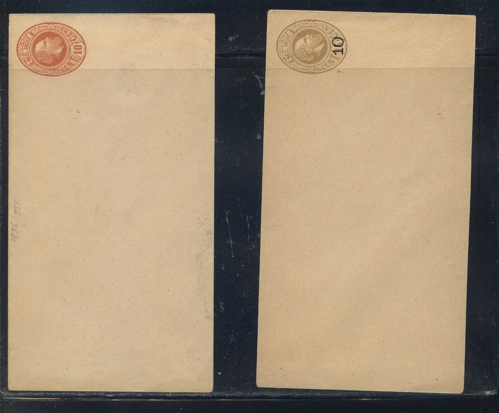 Netherlands  Indies  2  postal  envelopes  unused