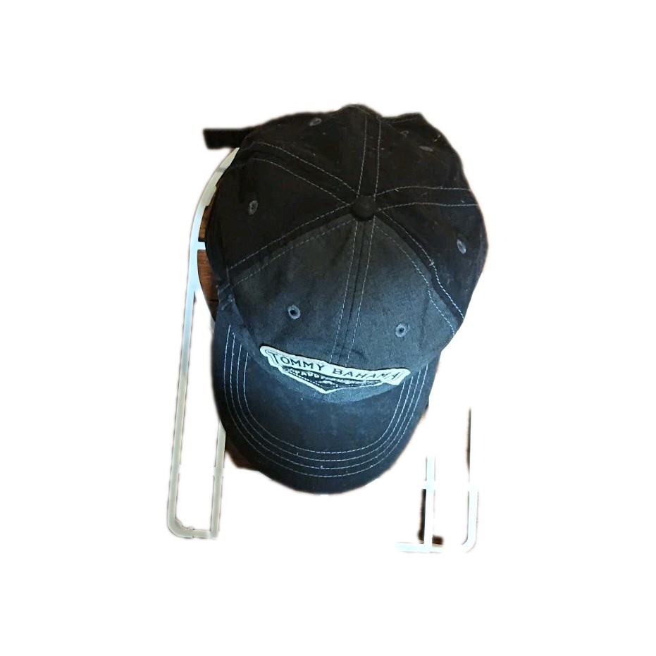 Tommy Bahama Paddleboard Hat Cap OSFA Black Adjustable Cool Operator Recipe