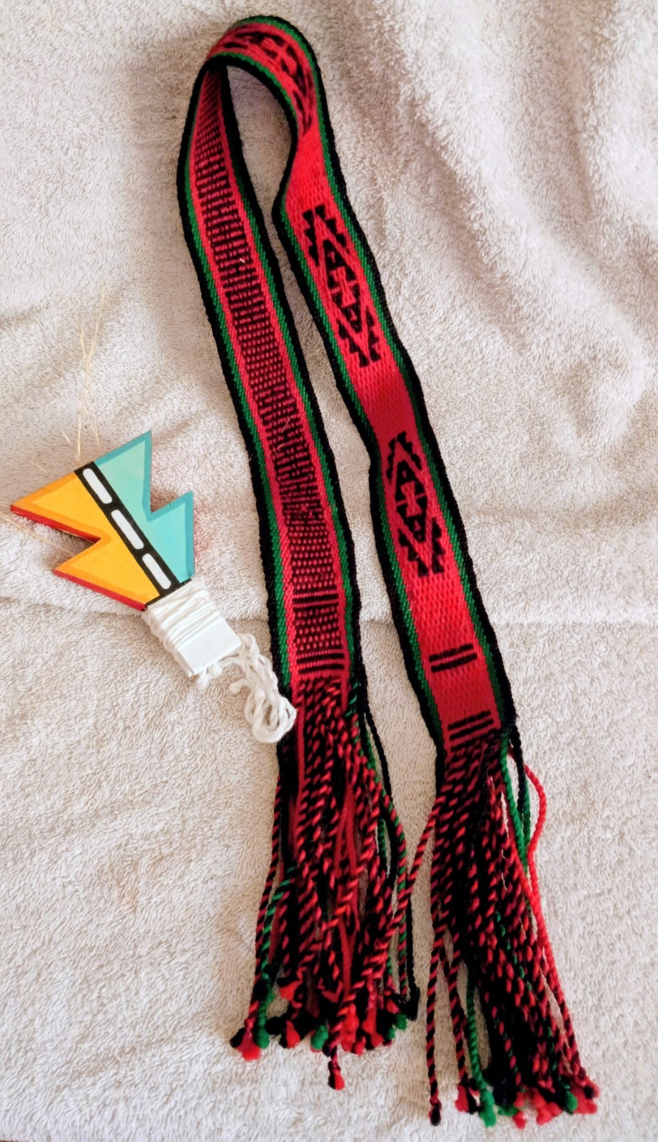 Hopi Little Girl Sash And Dance Wands