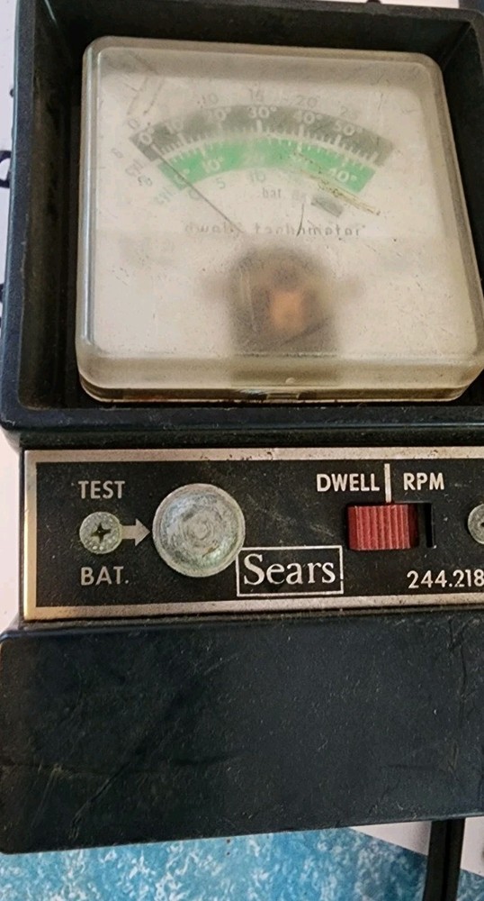 sears dwell tachometer vintage