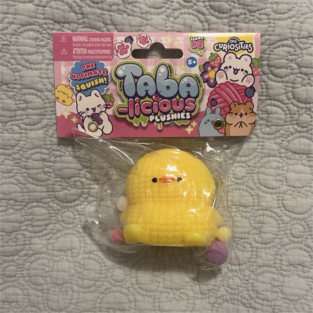 Taba-licious Plushies Yellow chick Squeeze Toy