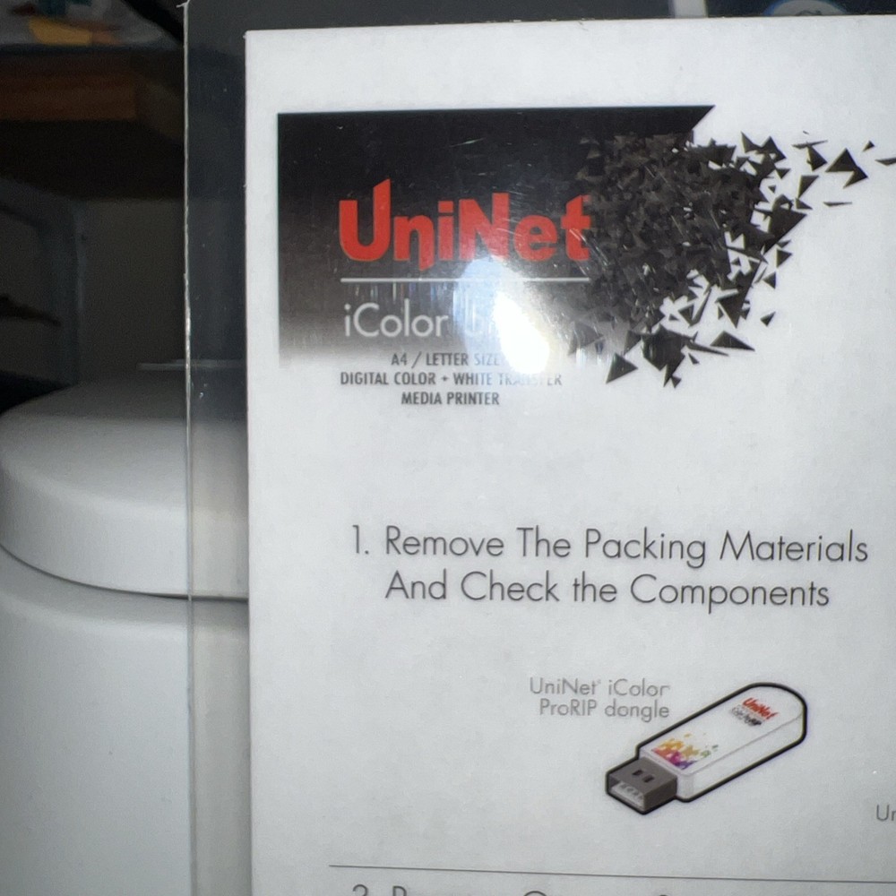 UNINET iColor 550 + Pro Rip and SmartCUT Software