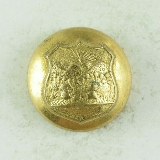 1880s Ohio State Seal Original Uniform Button H2CT