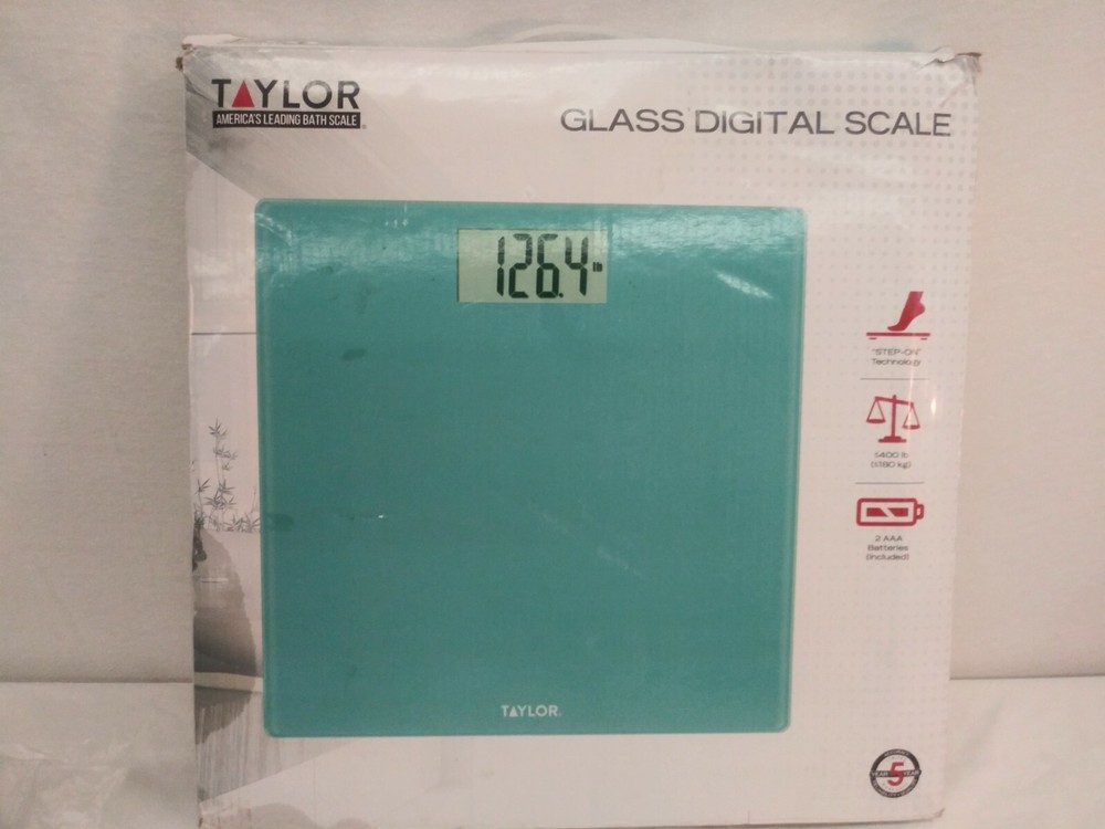 TAYLOR GLASS DIGITAL BATH SCALE