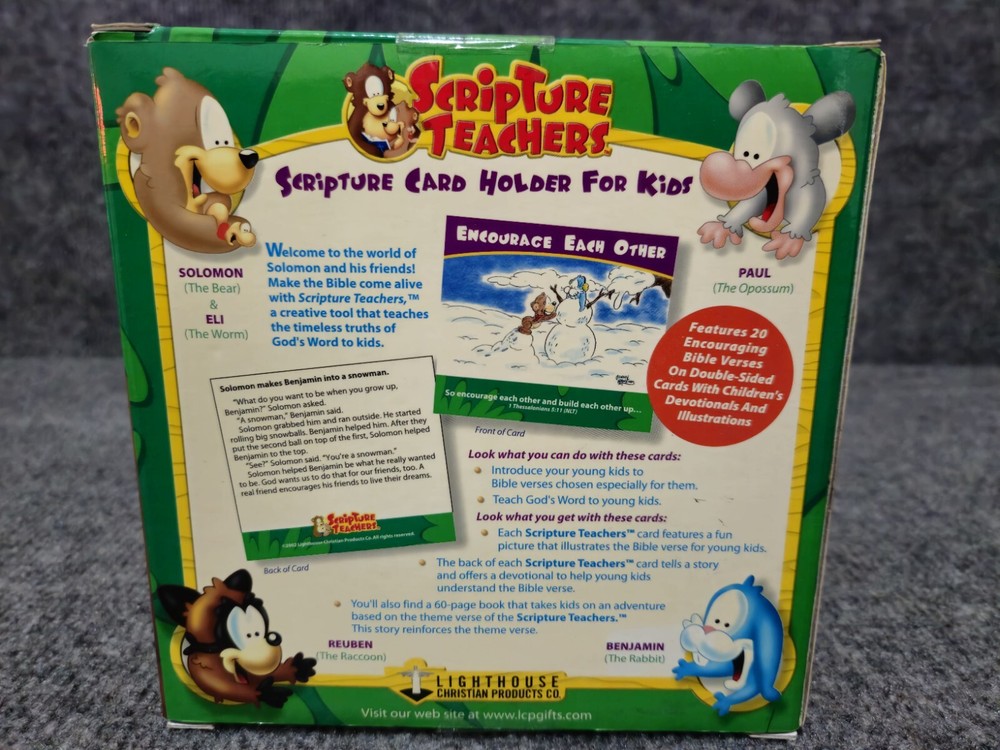 Scripture Teachers Scripture Card Holder For Kids DIRECTION