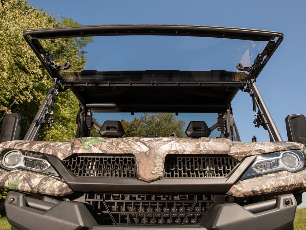 SuperATV Scratch Resistant Flip Windshield for CFMOTO UForce 1000 (2023)