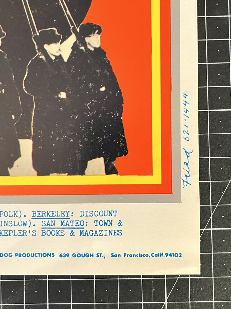 FD 77 Poster First Print Near Mint