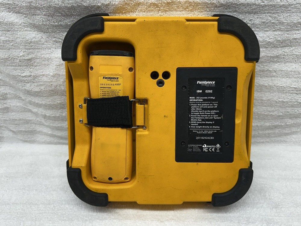 Fieldpiece SRS3 Wireless Refrigerant Scale w/ Remote