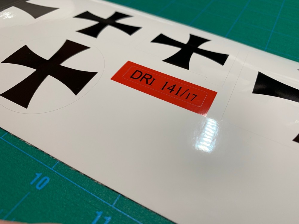Custom Replacement Stickers for Red Baron 10024