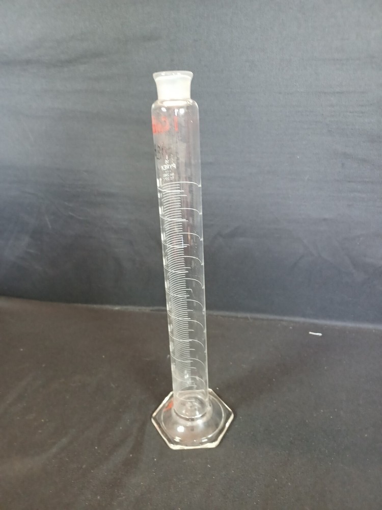 Pyrex #16 100ml Cylinder Hex Bottom No 2982