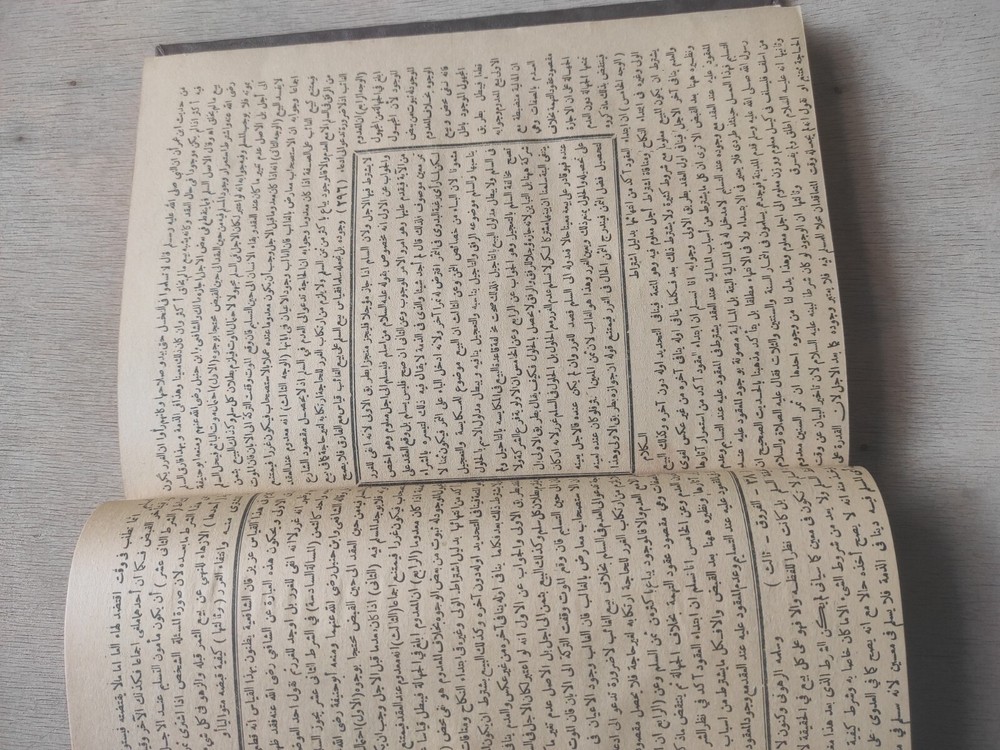 Arabic Manuscript Book كتاب تهذيب الفروق و القواعد السنية شهاب الدين العباس ج 3