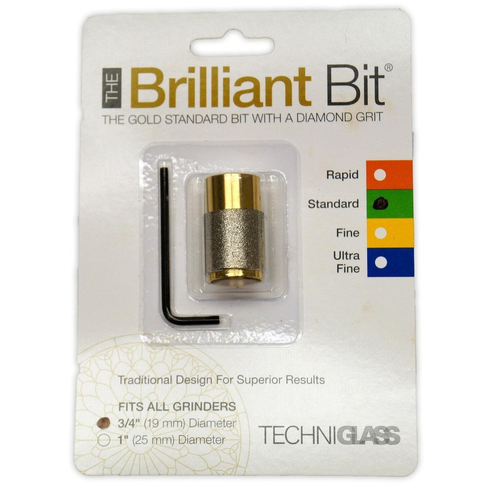 3/4" STANDARD Techniglass Diamond Brilliant Grinder Bit