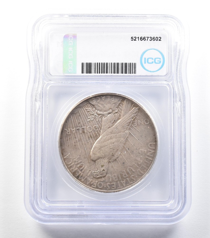 1928 Peace Silver Dollar Authentic ICG *0424