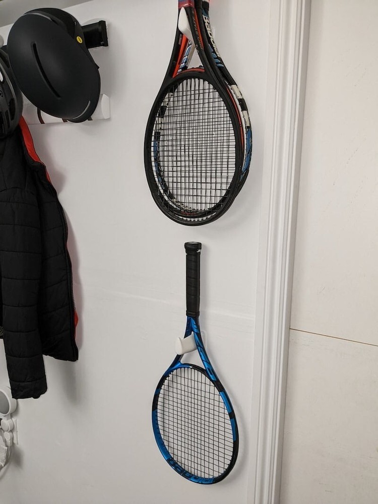 Tennis Racket Wall Mount Hanger