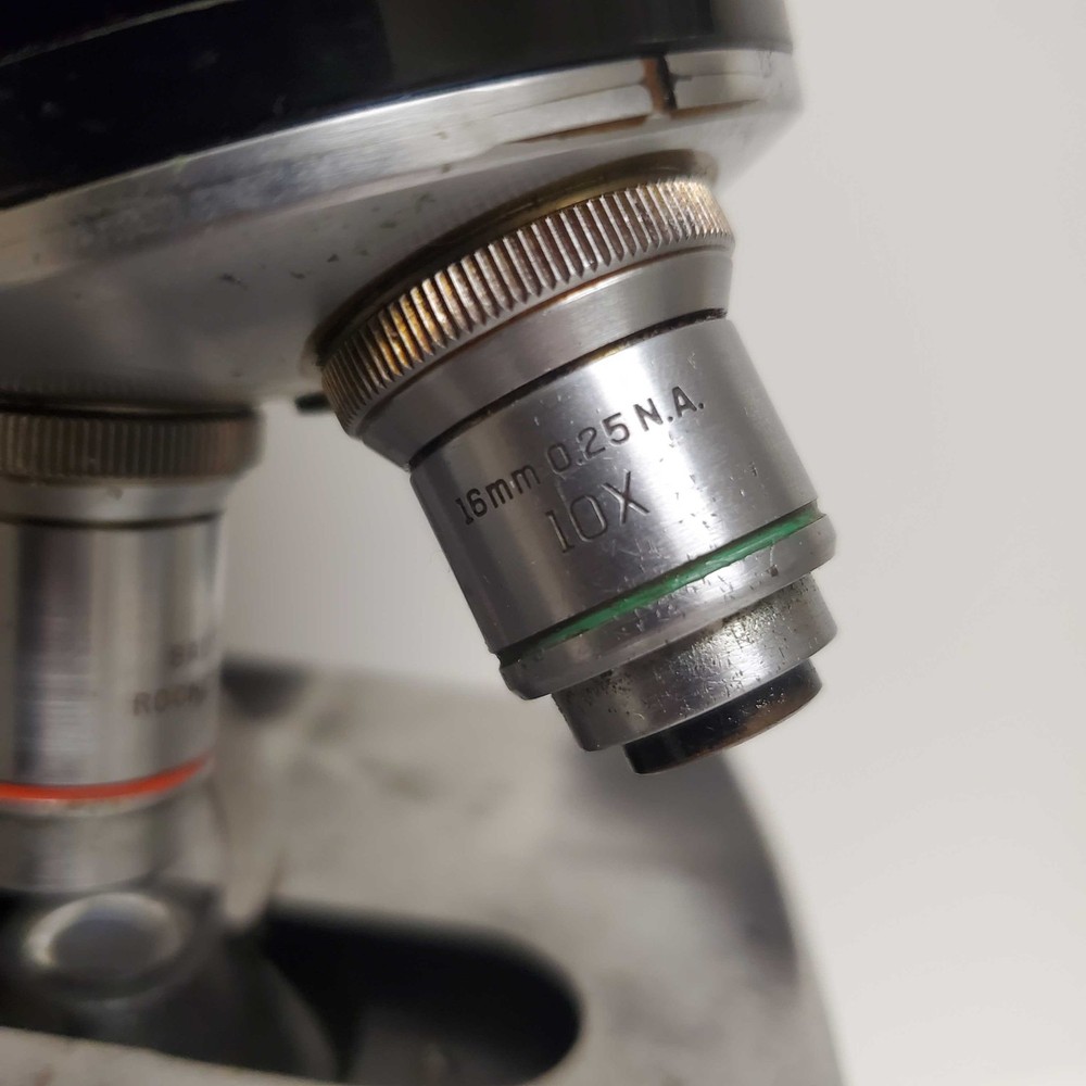 Vintage Bausch & Lomb Microscope M Series #NVS, AS-IS