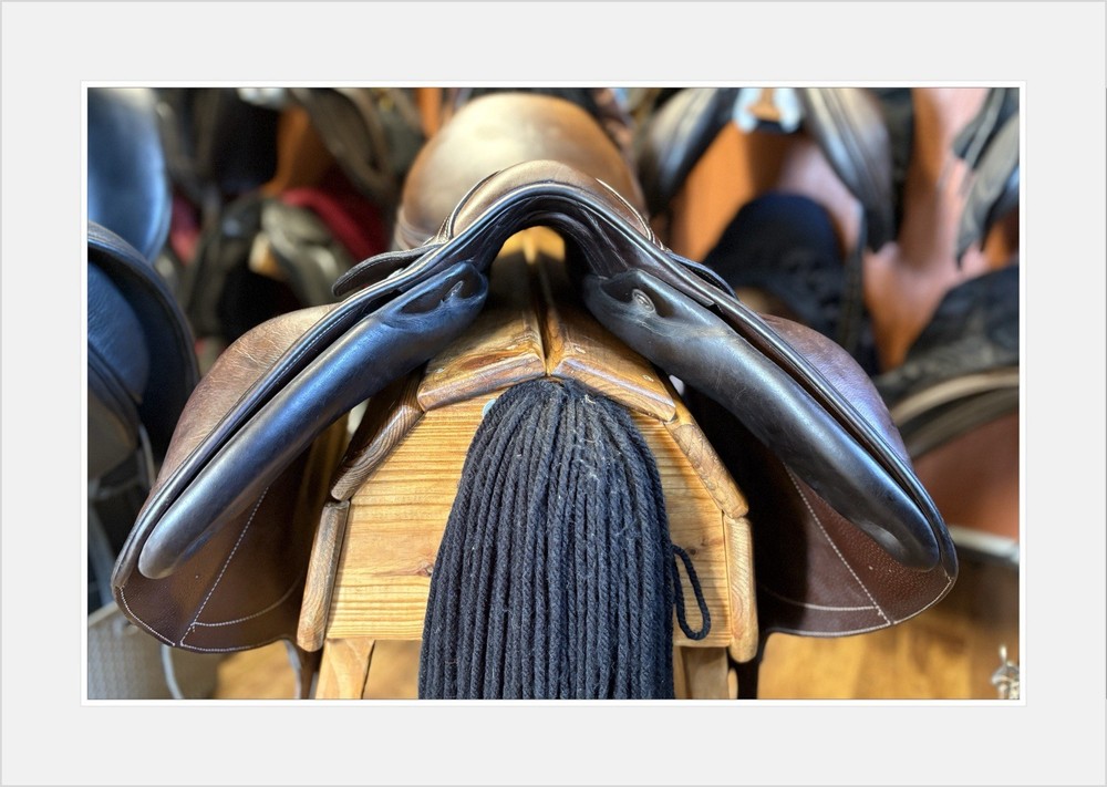 Voltaire Essential jump Saddle. 17.5” Interchangeable