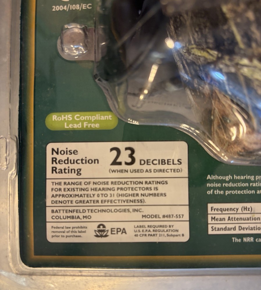 Caldwell E-max, Cald 487200 E-max Hearing Pro Mossy Oak