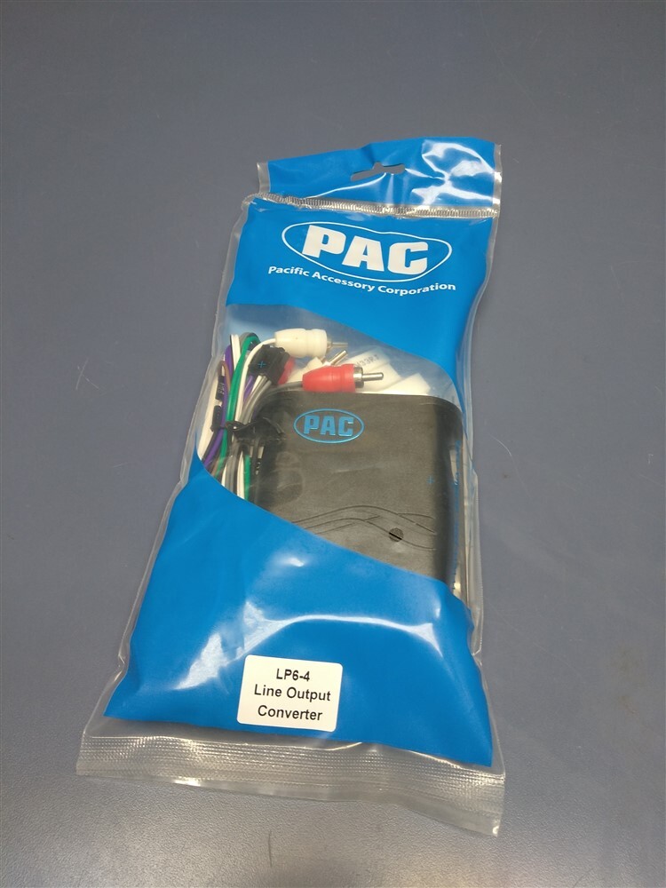 PAC - LocPRO 4-Channel Line Output Converter LP6-4 - Black/Blue