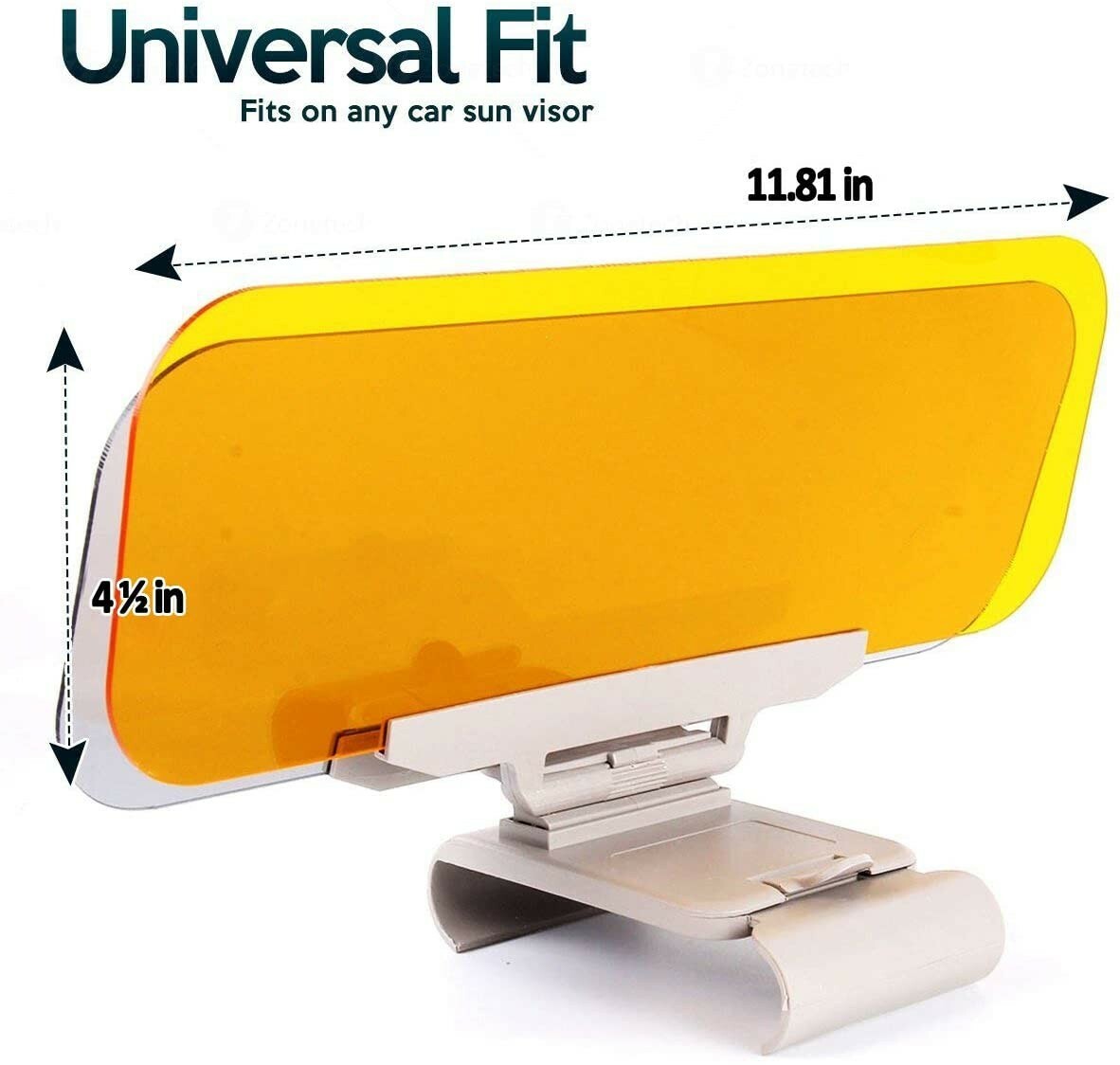 HD Car Sun Visor Extension Car Anti Glare Driving Tac Visor Universal Day Night