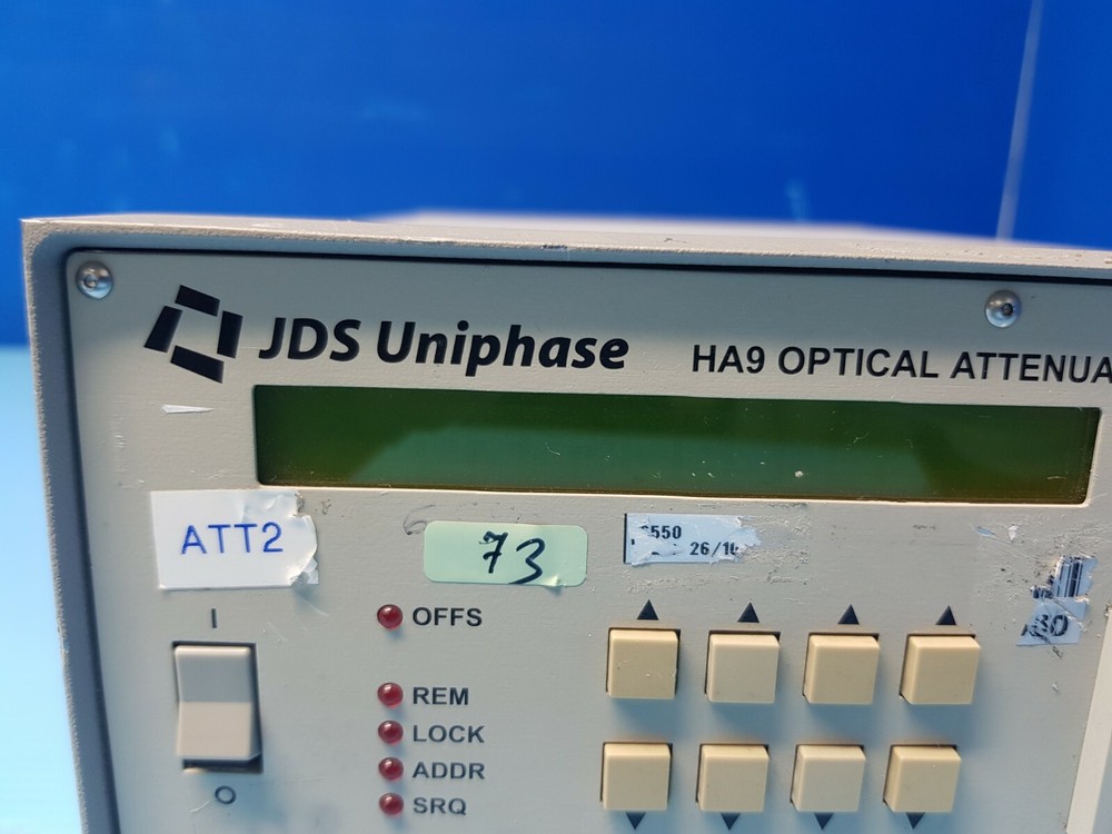 ✅JDS Uniphase HA9 - HA097+20KFP1 Programmable Attenuator Used