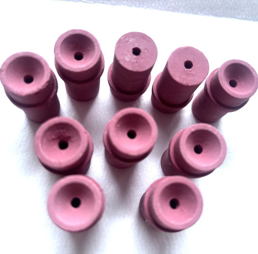 10pcs Ceramic Sandblaster Nozzles Replacement Ceramic Blaster Tips 35x15x4.5mm