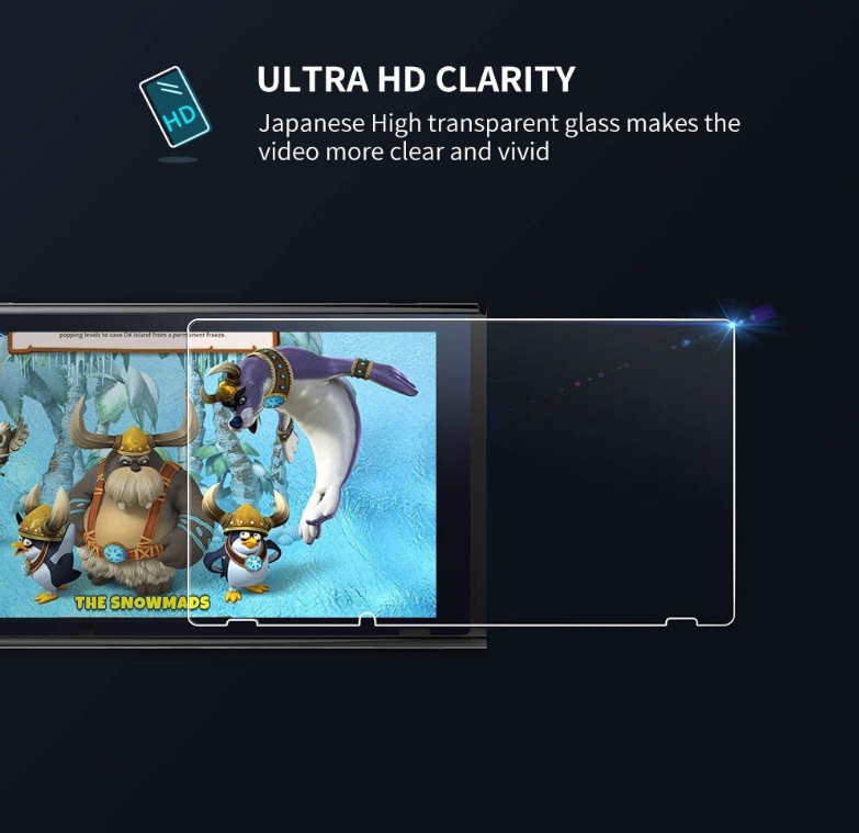 (2 Pack) For Nintendo Switch Premium HD Tempered Glass Screen Protector