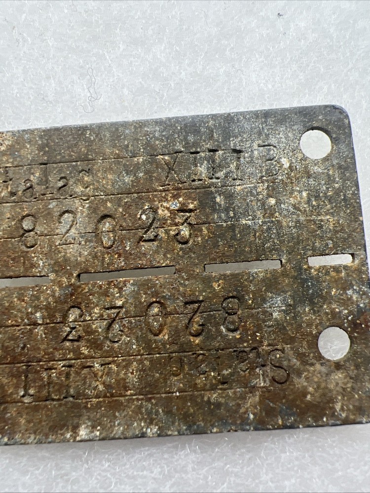 WW2 German Stalag Prisoner Of War POW Tag US (CC757