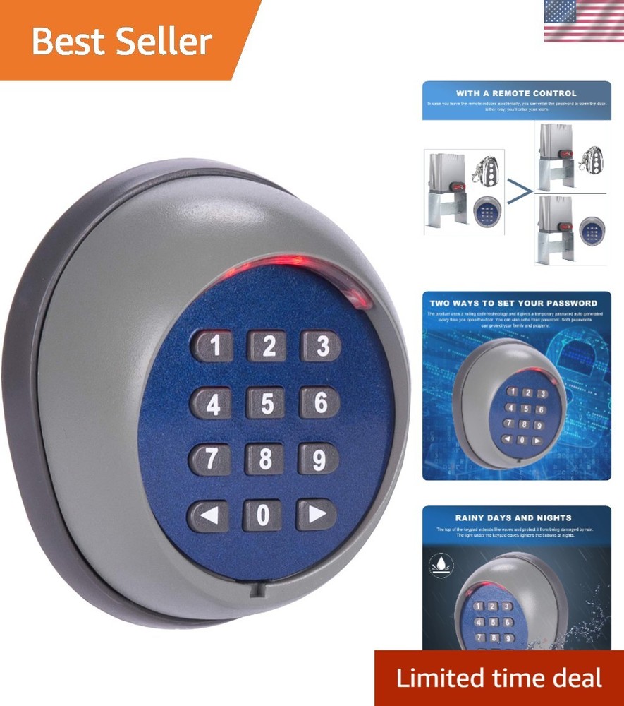 Advanced Wireless Keypad with Rolling Code for Sliding Gates - 2  Battery