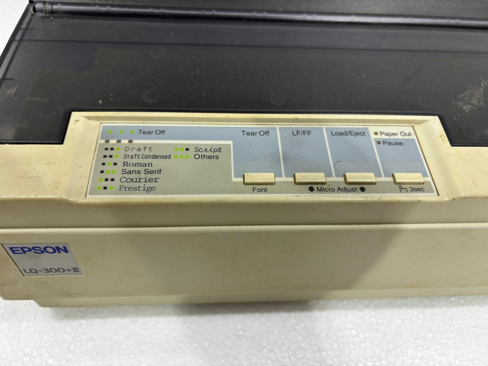 Epson LQ-300+ ll Workgroup Dot Matrix Printer P172B