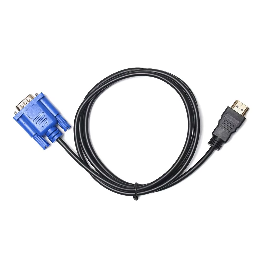 6FT HDMI Male to VGA Male Converter Adapter 1080P Cable for PC Monitor HDTV Roku