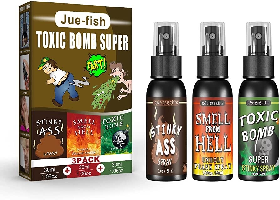 Liquid Fart Spray Stink Bomb Smelly Stinky Ass Toxic Bomb Crap Gag Prank Joke