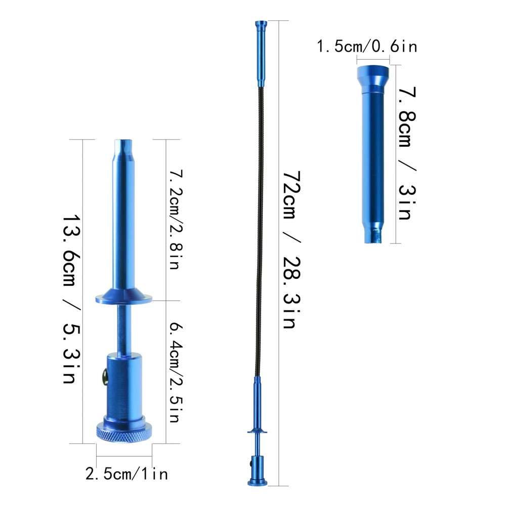 Flexible Claw Pickup Tool with Magnet Tools Flexible telescoping Claw led Light
