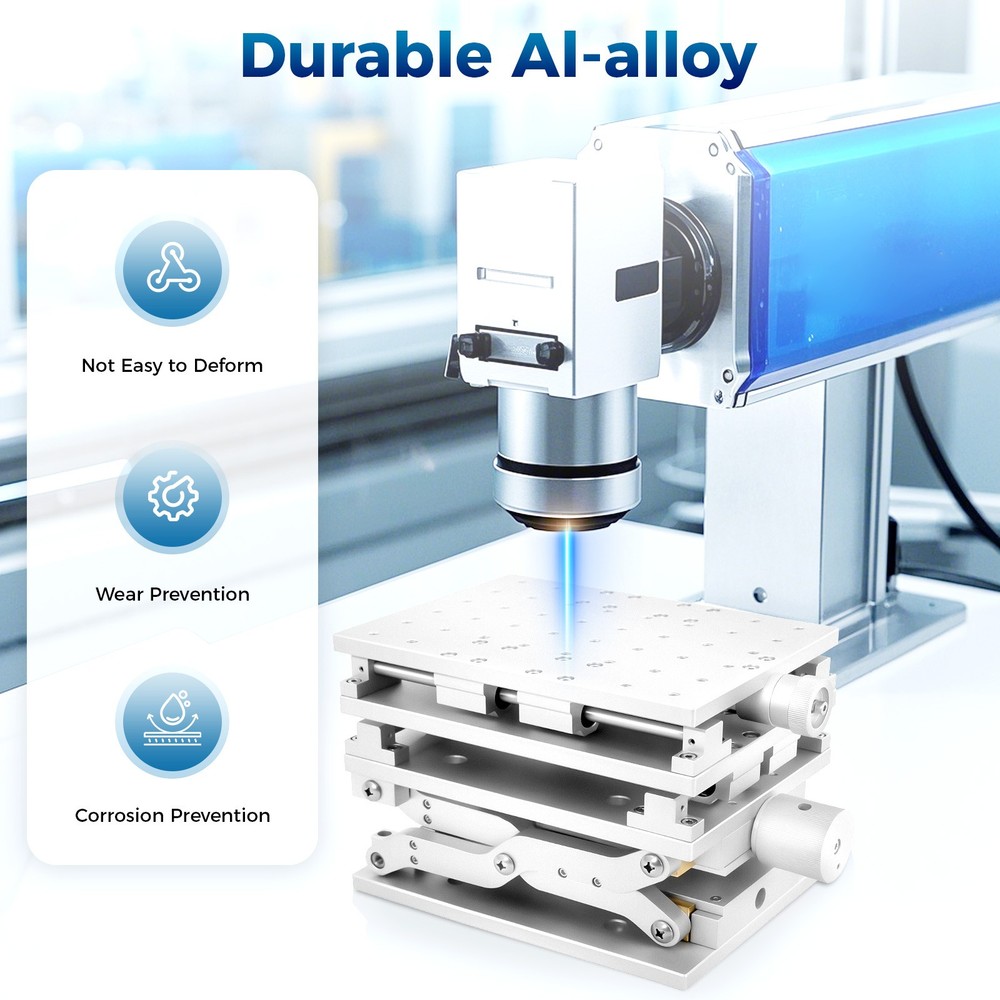 3 Axis Moving Workbench 3D XYZ Marking Machine lifting Marking Working Table USA