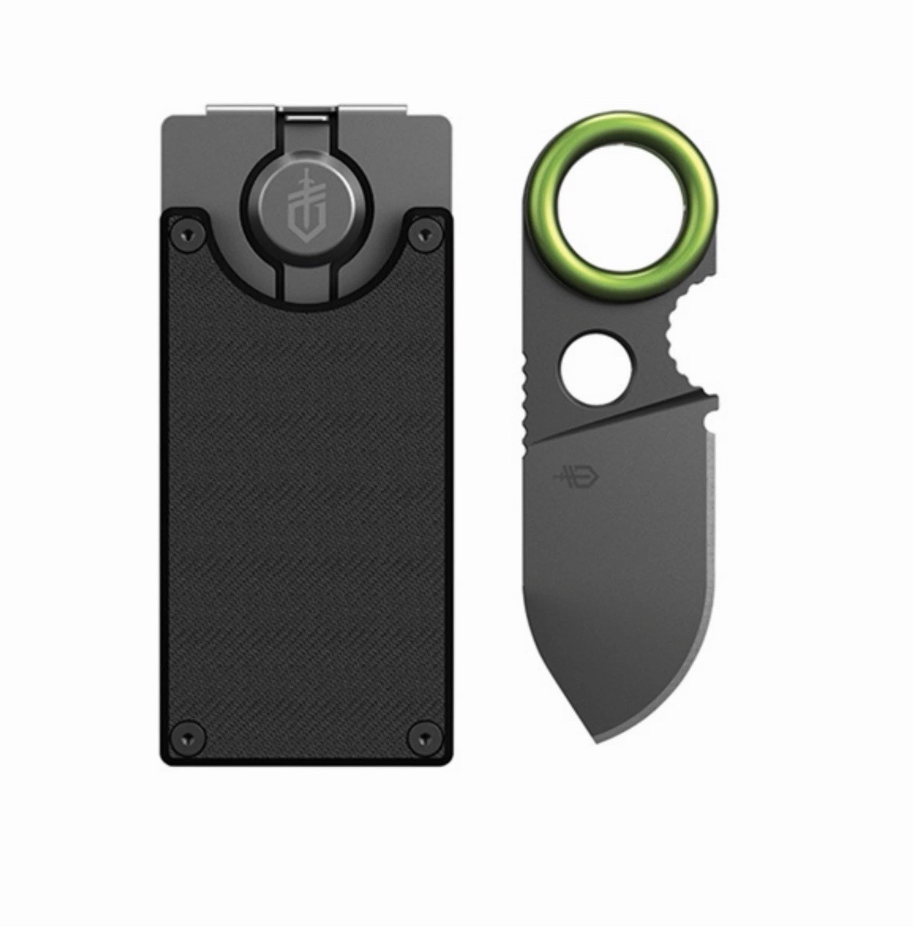 NEW Gerber Fixed Blade Knife & Money Clip Card Holder Great Groom/Best Man Gift!