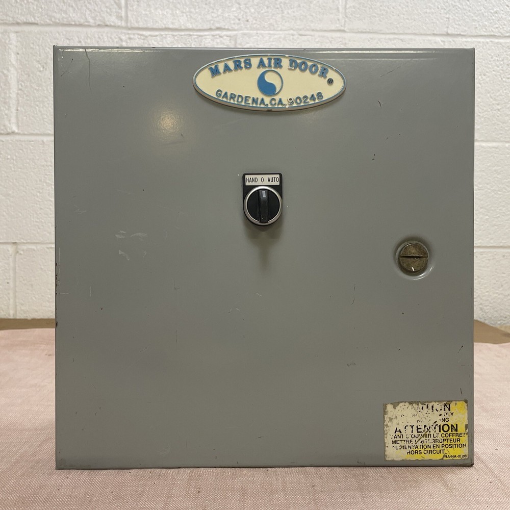 MARS AIR CURTAIN DOOR S2B2A Motor Control Panel w/Switch!