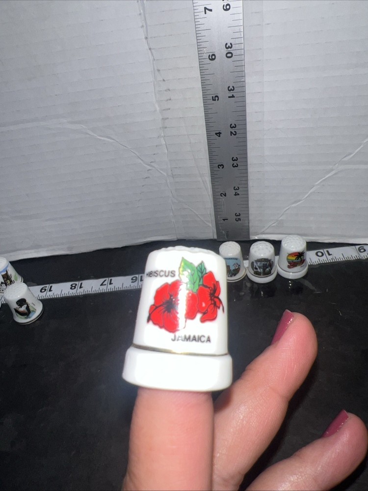 5 X Bone Thimbles